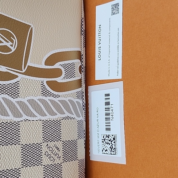 NWT Louis Vuitton Nautical Neverfull MM - Picture 6 of 6